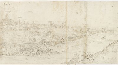 Panoramic View of Segovia from the East by Anthonis van den Wyngaerde